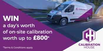 Win a day’s worth of on-site calibration worth up to £800*